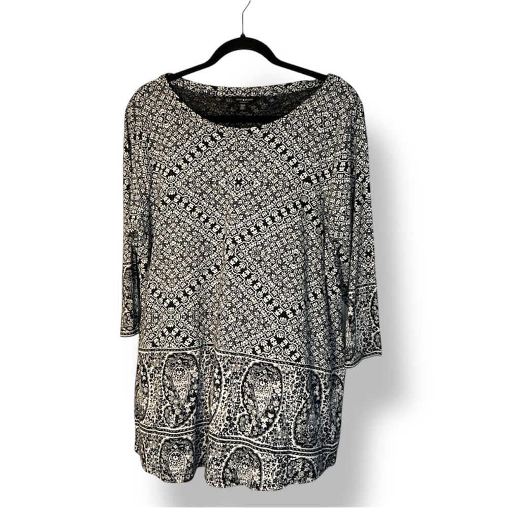 Lucky Brand paisley pattern tunic